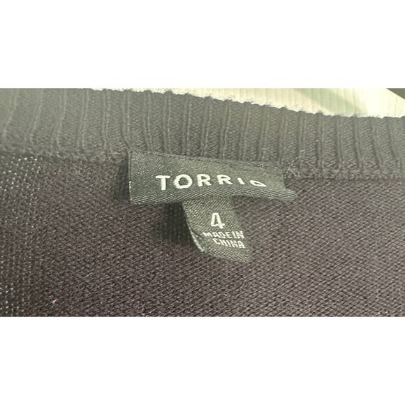 Torrid Black Lattice Knit Boyfriend Cardigan – Size 4X - Picture 8 of 8